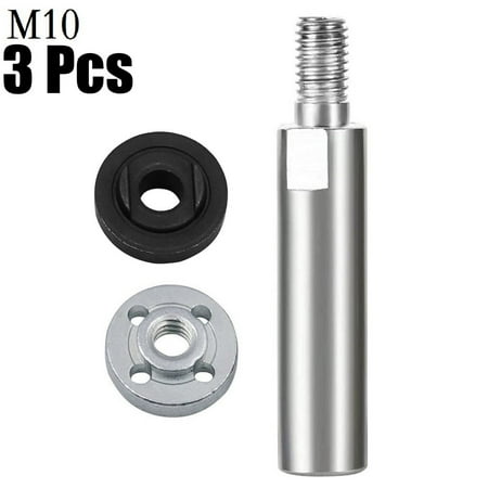 

QXKE 65mm Angle Grinder Extension Connecting Rod M10 Thread Adapter Shaft With Nuts