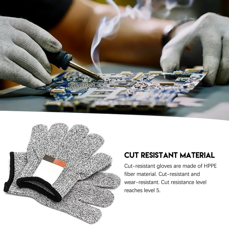 ITODA Cut Resistant Gloves Food Grade Level 5 Protection Safety Knife Proof  Gloves
