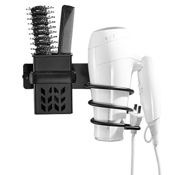 Soporte Para Secador De Pelo Soporte De Almacenamiento Para Secador De Pelo Montado En La Pared Para Dormitorio De Baño Cateissary HA036169-00