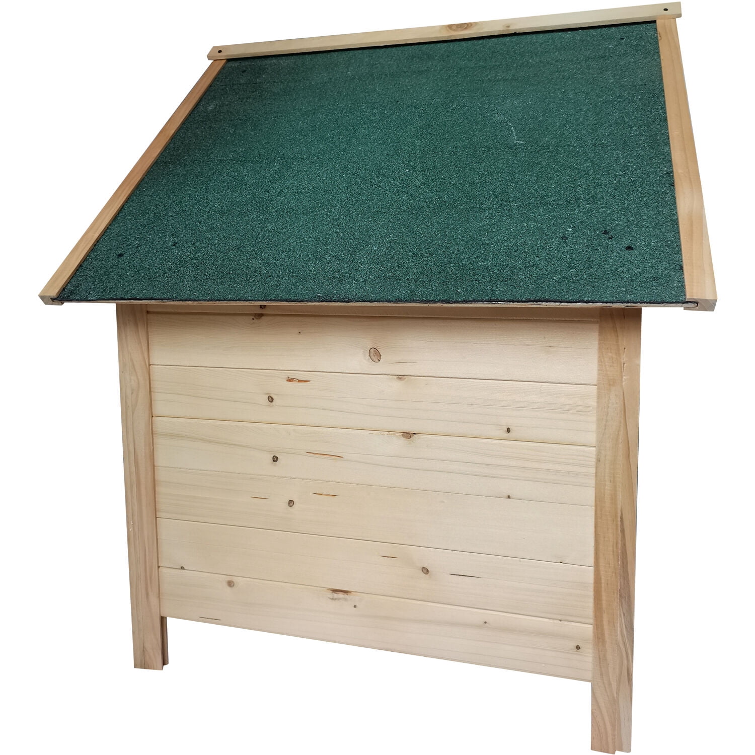 Critter Sitters Indoor/Outdoor 41'' Pet House | Weather-Resistant Home for Animals up to 44 lbs | Waterproof | Ideal for Cats, Dogs, Rabbits | Natural Firwood | Dog House