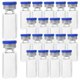 thumbnail image 1 of BRIGHTFUFU VIALES de vidrio de 20 piezas de vidrio botellas de almacenamiento de vidrio pequeño medicamento líquido vial con tapas 3ml, 1 of 7