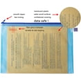 thumbnail image 2 of SHIQI-Waterproof A4 Mesh Zipper Pouch, Office File Holders, Durable School Filing Envelopes, Confidential Document Bags, 10/Pack, 2 of 4