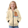 thumbnail image 4 of Chaqlin Bohemian Horse Hooded Zip Up Jacket for Kids and Boys - girl Fuzzy Sweatshirt Soft Fuzzy Pullover with Pockets for Fall and Winter, 4 of 7