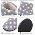 thumbnail image 4 of Women's Bootie Slippers Cute Plush Fleece Memory Foam House Shoes Indoor Winter Boot Slippers, 4 of 5