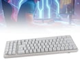 thumbnail image 6 of Yajisi Mechanical Gaming Keyboard 78 Keys RGB Backlit Blue Switch USB Wired Compact Typewriter with Volume Knob for PC Laptop Travel White, 6 of 9