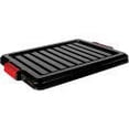 thumbnail image 4 of Quantum Storage Systems Lid for Polypropylene Latch Container Bin LC191507BK - Black, 6 Pack, 4 of 4