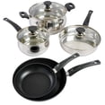 thumbnail image 4 of Gibson Home 95 Piece Kitchen in a Box Pots and Pans Cookware, Plates and Bowls Dinnerware, Cutlery Knife Block, Flatware Utensils, Tools & Gadgets, Storage, Glasses Set, 4 of 5
