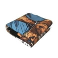 thumbnail image 2 of KLL American Giraffe Style Print Fleece Throw Blanket, Horizontal Fleece Bedding Cute Soft Blankets Comfy Fleece Flannel Plush Home Decor for Couch & Bed -60"x50", 2 of 9