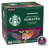 Starbucks, Sumatra Dark Roast K-Cup Coffee Pods, 44 Count