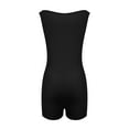 thumbnail image 4 of Timegard Bodysuit for Women Ribbed Scoop Neck Sleeveless Skinny Strech Short Rompers Workout Jumpsuit, 4 of 6