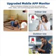 thumbnail image 4 of 2X Inalámbrico WiFi Buscapersonas para Cuidadores de Ancianos Botón de Llamada SOS de Alerta SOS de Emergencia para Pacientes de la Tercera Edad Ancianos(B), 4 of 5