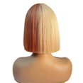 thumbnail image 5 of WIND FLYING 10 Inches Bob Wig with Bangs Pumpkin Head Beige Brown, 5 of 5