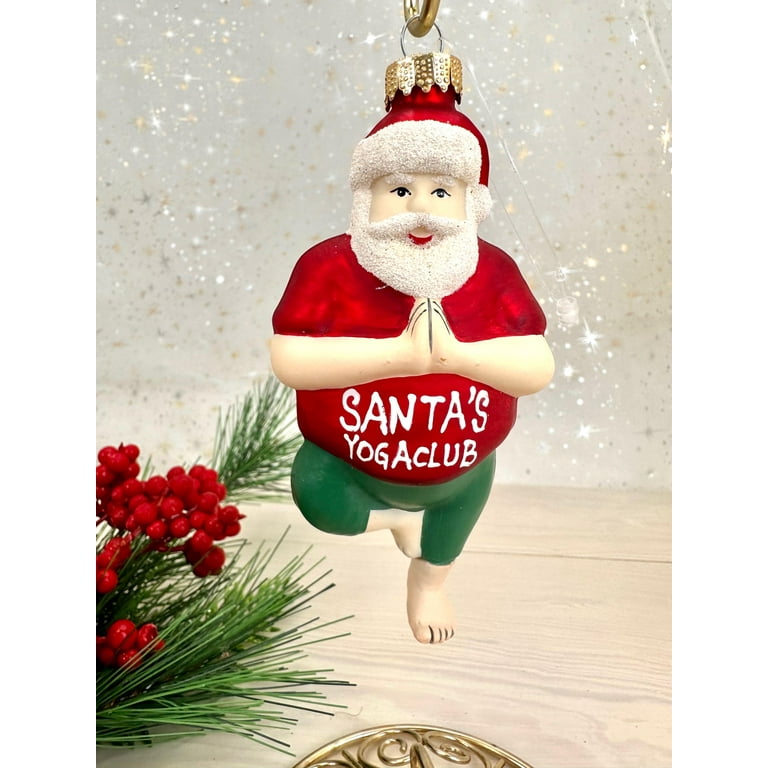 アスティエ　クリスマスオーナメント YOGA SANTA Yoga Santa Standing (1) - Walmart.com