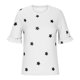 thumbnail image 4 of Moda Mujer Verano Casual Manga Corta Cuello Redondo Estampado Blusa Camiseta Wmkox8yi bvn1633, 4 of 8