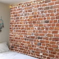 thumbnail image 2 of Tapiz decorativo 3D impermeable con diseño de pared de ladrillos, 180 x 180 cm, n. degree 14 14 pared de ladrillo, 2 of 8