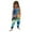 Yellow, variant on WEIYLL Girls Bodysuits Printed Sleeveless Pocket Pants Starry Strap Sky Yellow Kids Clothing for 6-7 Years