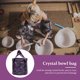 thumbnail image 4 of Bolsa De Tazón De Cristal Estuche de transporte para cuenco, funda de cuenco púrpura para cantar, pieza de cuenco portátil (8 pulgadas), 4 of 7