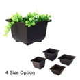 thumbnail image 4 of Plastic Balcony Home Decor Square/Rectangle Planters Garden Supplies Nursery Pots Bonsai Pots SQUARE L, 4 of 8