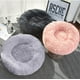thumbnail image 4 of Soft Round Cat Bed Plush Pet Bed for Cats & Small Dogs, 50cm in Emerald Green, 4 of 5