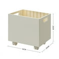 thumbnail image 1 of Plastic table removable bookshelf with pulley simple Student Book finishing storage box wholesale, 1 of 6