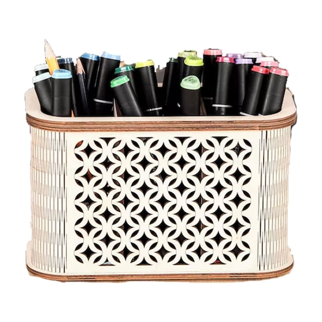 Organizador para Plumones y Marcadores en MDF Decorativo