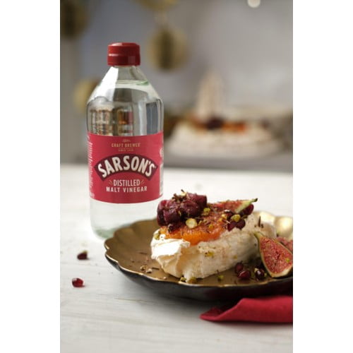 Sarson's Distilled Malt Vinegar 568ml, British Import (Pack of 2)