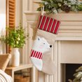 thumbnail image 7 of Feledorashia Christmas Burlap Stocking, Christmas Stocking Ornament, Christmas Accent for Christmas Tree Mantel Wreath Window Gift, Burlap Fabric with Mini Stocking Shape and Attached Hanging Loop, 7 of 7
