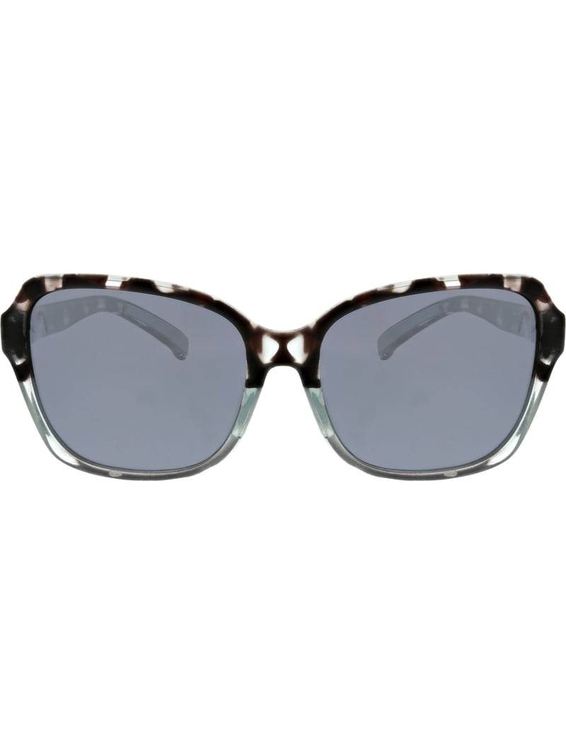Hurley Polarized Sunglasses Crystal Blue floating frame $$68 RT HURLEY MONACO Polarized Sunglasses - Crystal Blue - Walmart.com main image 3
