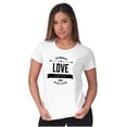 thumbnail image 4 of Love Forever Cute Romantic Valentine Women's Graphic T Shirt Tees Brisco Brands L, 4 of 5