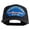 Black, variant on USS Kitty Hawk CV 63 Blue Patched Solid Cotton Twill 5 Panel Prostyle Snap Cap - Black OSFM