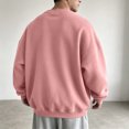 thumbnail image 7 of RJMDKXZ Fleece Crew Neck Sweatshirts Men Oversized Plus Size Casual Solid Soft Pullover Long Sleeve Sweat Shirts, 7 of 7