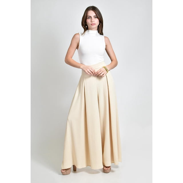 Pantalon tipo palazzo Roman Fashion /Juvenil, 2632 (Beige) beige EG