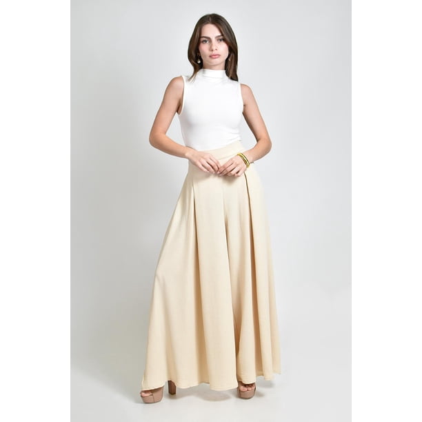 Pantalon tipo palazzo Roman Fashion /Juvenil, 2632 (Beige) beige M