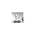 thumbnail image 2 of Gene 3 light Brass and Frosted white glass pendant, 2 of 4