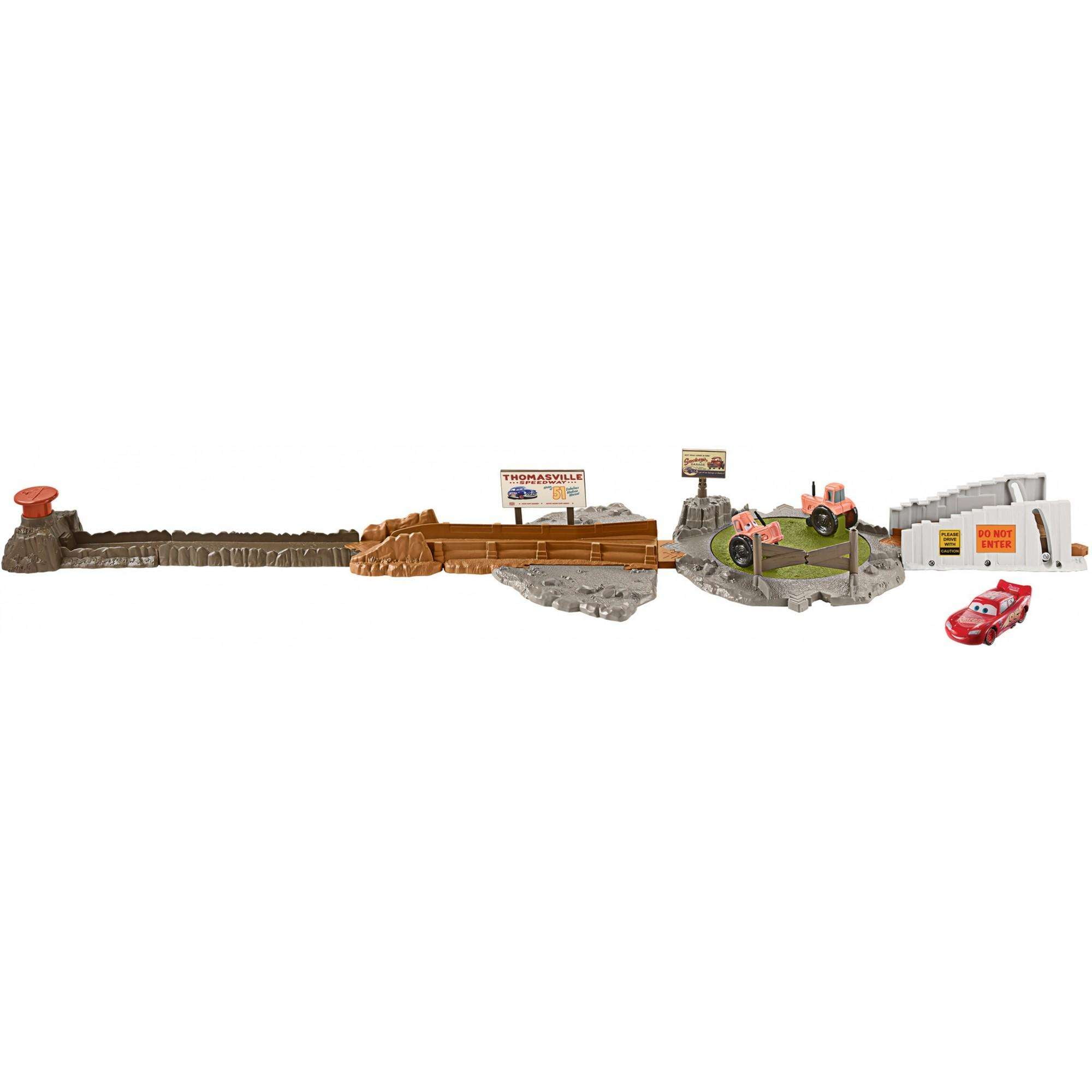 disney pixar cars smokey's tractor challenge playset