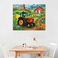 thumbnail image 2 of JRXY Funny Colorful Cute Dinosaur Truck Inspirational Quotes Art Print Humorous Quotes Painting, Dinosaur Wall Art Canvas Poster for Boy Room Nursery Classroom Playroom Decor,  pattern3, 2 of 4