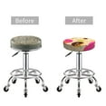 thumbnail image 6 of Lsque Donuts Round Bar chair cushion covers Velvet Fabric Premium Comfort Protects from Scratches and Stains for 14-17 Inch Chair- 14 inch, 6 of 7