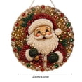 thumbnail image 3 of Christmas Diamond Painting Ornament with Pearl Beads & Acrylic Gems, Reindeer Christmas Decor Hanging Art for Tree & Holiday Home, Christmas Decorations Gift Set of 1, 3 of 8
