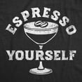 thumbnail image 2 of Womens Funny T Shirts Espresso Yourself Martini Sarcastic Caffeine Graphic Tee for Ladies Womens Graphic Tees, 2 of 9