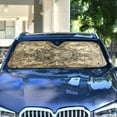 thumbnail image 4 of WOBOGO Ntricate Details Pattern Car Windshield Sunshades Autopilot Lightweight Accordion Sun Visor 57×31.5in, 4 of 8