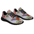 thumbnail image 6 of Happy 4th Of July Land Of The Free American flag Shoes Sneakers Black Size 3.5, 6 of 7