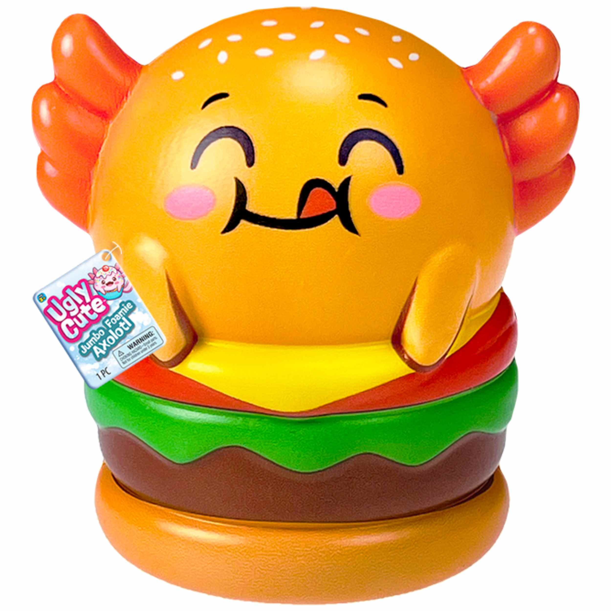 (2 pack) Ja-Ru Ugly Cute Jumbo Foam Axolotl Friend 1 Piece Novelty Toy