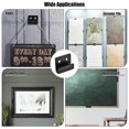 thumbnail image 3 of 10 Pack Wall Mounted Mirror Clips Stainless Steel U Brackets with Screws Mirror Hanging Kit Heavy Du, 3 of 5
