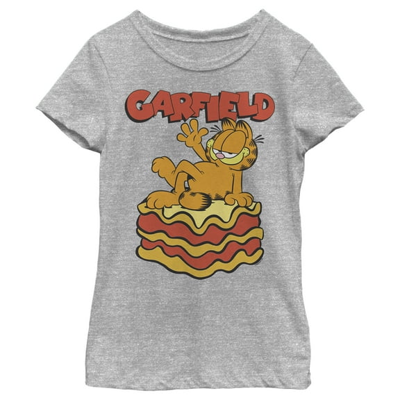 Girl's Garfield Cool Lasagna Lover Graphic T-Shirt