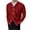 Red, variant on TUWABEII Sweaters for Mens,Men's Lapel Knitted Sweater Cardigan Sweater Elastic Slim Sweater