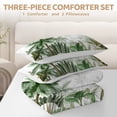thumbnail image 6 of Sleepwish Tree Printed Comforter Set Twin 3Pcs Green Tropical Palm Trees Bedding Set, 6 of 7