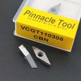 thumbnail image 1 of 2PCS VCMT1604/1103 PCD/CBN Tipped Turning Insert CNC Lathe Cutter, 1 of 6