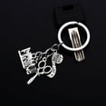 thumbnail image 3 of Scissors Ruler Design Keychains Sewing Machine Key Rings Pendant Key Holder Craft Ornaments Gift, 3 of 5