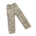 thumbnail image 2 of Pantalones para figura de acción a escala 1/6, ropa para muñeca, cintura elástica, diseño de moda con bolsillos, pantalones anchos para figura de, 2 of 9