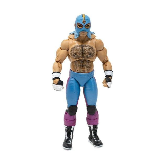 Boss Fight Studio Konnan Legends of Lucha Libre Figura de acción coleccionable premium - Figura altamente articulada con accesorios que incluyen micrófono, manos intercambiables y máscara alternativa